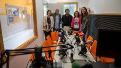 A directora xeral Judith Fern�ndez, no centro Manuel Su�rez Marquier de O Rosal, con dobre premio