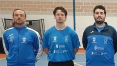 Los tres integrantes del equipo zasense