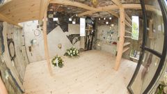 Los trabajos de restauraci�n de la caseta est�n bastante avanzados.