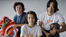 Cibr�n con Vero e Rui, os seus pais.