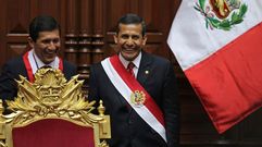 La mayor�a de las acciones se realizaron durante el gobierno del presidente Ollanta Humala (en la derecha de la fotograf�a)