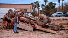 Los destrozos del tornado