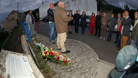 Homenaje a los mártires de Cans en Porto do son