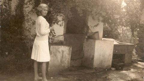 Amelia Garc�a Saavedra, en 1959.