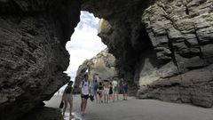 En As Catedrais tambi�n aparecieron este martes carabelas portuguesas