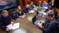 El comit� organizador de la final de las Series Mundiales, en la reuni�n de este mi�rcoles en el Concello de Pontevedra