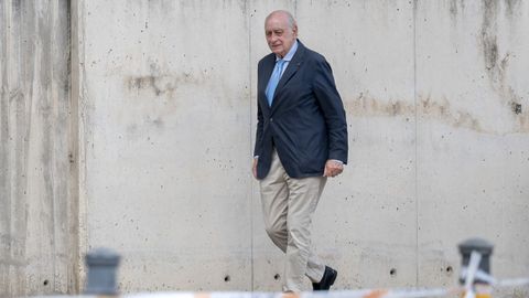 El exministro de Interior, Jorge Fern�ndez D�az, a su llegada a la Audiencia Nacional.