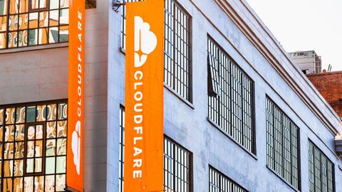 Vista exterior de la la sede de Cloudflare, San Francisco.