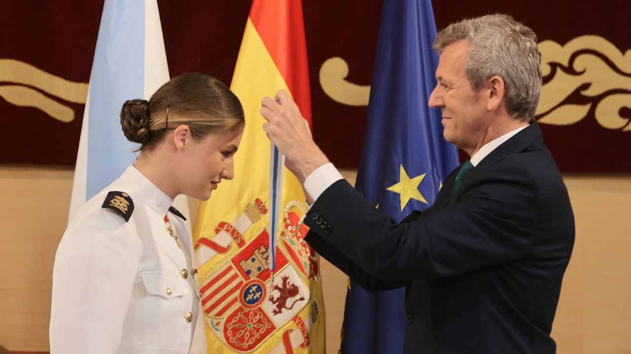 La princesa Leonor, Medalla de Galicia: «Galicia é terra acolledora onde me sentín como unha galega máis»