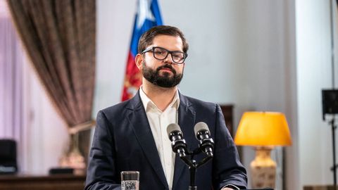 El presidente chileno, Gabriel Boric