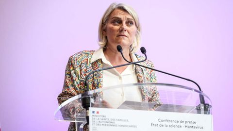 La ministra de Sanidad francesa St�phanie Rist.