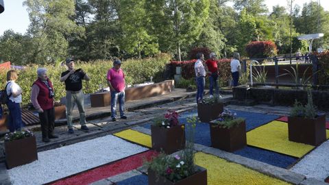 Visitantes  recorriendo la propuesta del festival paisajstico en la pasada edicin