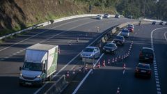 Los trabajos de asfaltado obligan a continuos cambios de circulaci�n en la AG-11