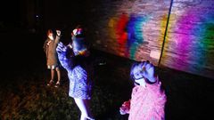 Iluminaci�n en la Muralla de Lugo