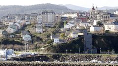 Vista de Ribadeo desde Castropol