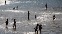 Playa Santa Marta, en Baiona