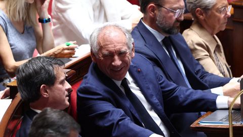 El primer ministro francés, Francois Bayrou, en la sesión celebrada en la Asamblea