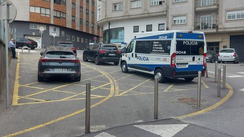La reconstrucci�n alarm� a los vecinos del entorno de la calle Palamios y Rosal�a de Castro