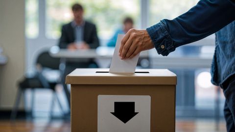 Una urna electoral, en una imagen de archivo.