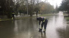 Inundaciones por una tromba de agua en Ferrol