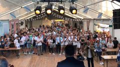 Inauguraci�n del pabell�n de Galicia en Lorient