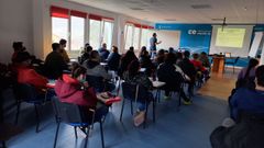 Participantes en una de las recientes acciones del centro municipal de empleo de Ferrol
