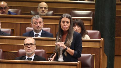 Miriam Nogueras, este mircoles en el Congreso