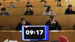 La selectividad empieza tranquila en Santiago