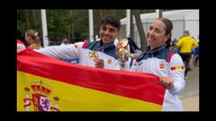 Declaraciones de Ant�a J�come y Pablo Gra�a tras su oro continental