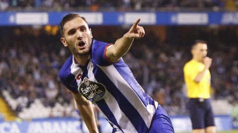 Lucas celebra el 1-2