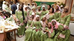 Celebraci�n del nacimiento del profeta Muhammad Mawlid al-Nabawide en la comunidad senegalesa  