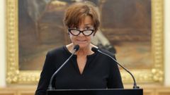 La alcaldesa de Gijn, Carmen Moriyn, interviene en la presentacin del XVI Premio Familia Empresaria de Asturias