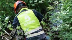ColungaAccidente.Rescate en Colunga