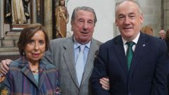 Lorenzo coincidi� con Paco V�zquez y su mujer en en la Funci�n del Voto