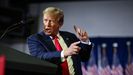 Trump, el s�bado por la noche durante un mitin en Carolina del Sur.