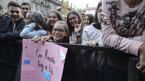 Concierto de Rosalia en Santiago. Fiestas del Apstol