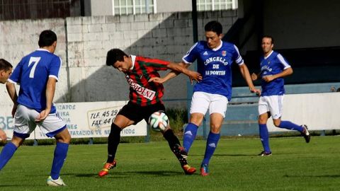 El árbitro expulsó a Bossa