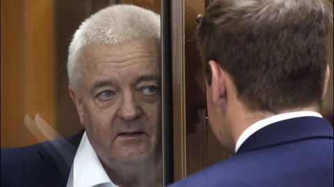 El noruego Frode Berg, poco antes de recibir su sentencia en Tribunal Municipal de Mosc� 