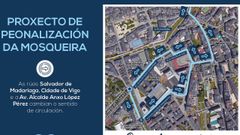 Modificaci�n del tr�fico en el entorno de A Mosqueira