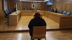 La mujer acept la autora del delito en el juicio