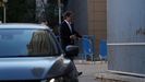 David S�nchez, hermano del presidente del Gobierno, a su llegada al juicio que se celebra en la Audiencia de Badajoz