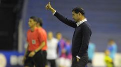 Fernando Hierro durante el partido ante el UCAM