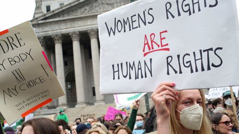 Manifestaci�n por los derechos de las mujeres en Nueva York, en una imagen de archivo 