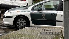 Veh�culo de la Guardia Civil en O Porri�o