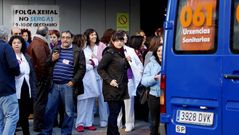 La huelga de sanidad, en Vigo