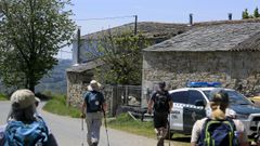 La casa donde aparecieron los fallecidos est� situada en Paradela, justo en un tramo del Camino de Santiago.