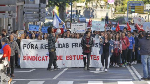 Manifestaci�n en Santiago