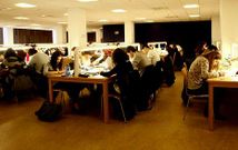 La biblioteca Concepci�n Arenal (en una imagen de archivo) es la que mayor presi�n soporta.