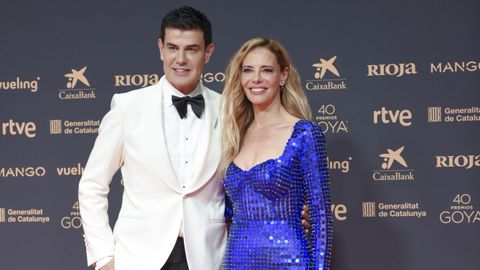 El dise�ador Alejandro de Miguel y la presentadora y actriz Paula V�zquez.