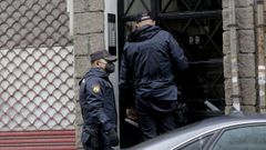 Imagen de archivo de una intervenci�n de la Polic�a Nacional en A Coru�a